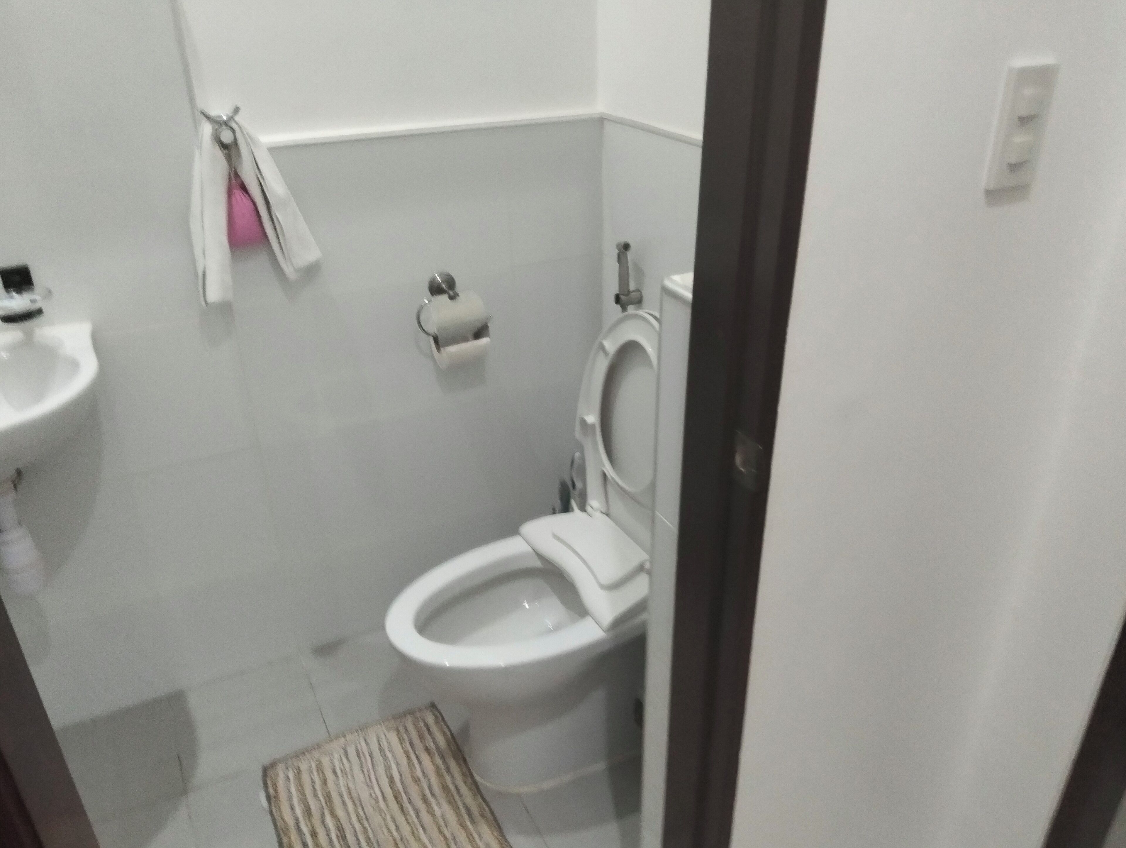 Towels, soap, toilet paper