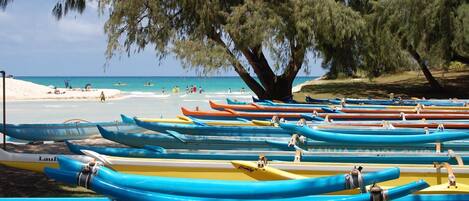 Sun loungers, beach towels