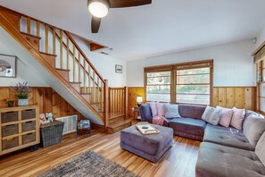 TV connectée, cheminée