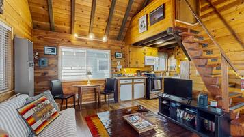 Smart TV y chimenea