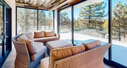 Hillside Hideaway ~ Dog-friendly home with wraparound deck, grill, game room, & bar - walk to dining