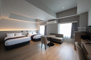 高級雙床房 | 免費無線上網、床單