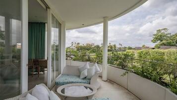 Family Room, Pool View | Balcony