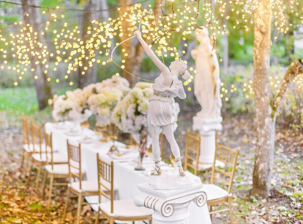 Aussenbereich für Bankette