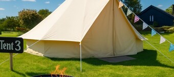 Huge Cozy Bell Tent with Tv and Heating