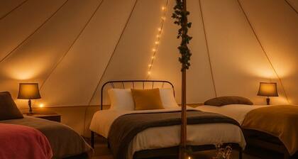 Huge Cozy Bell Tent with Tv and Heating