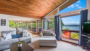 TV connectée, cheminée