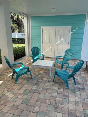 Terrace/patio - Brand New 2-bedroom house with Club House with fitness Gym  Jensen Beach (Jensen Beach)