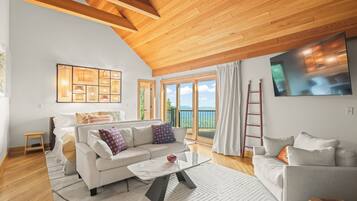 Smart TV, fireplace, video games, computer monitors