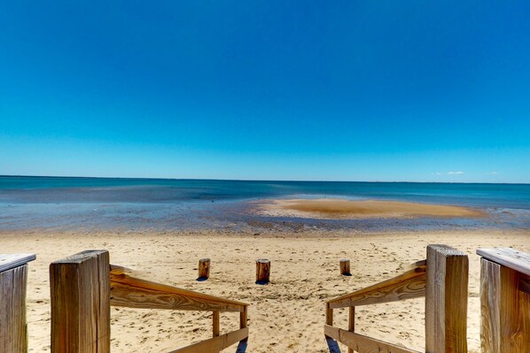 Tæt på stranden