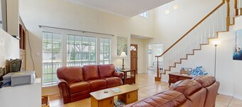 Beautiful home with free wifi, full kitchen, & private yard - steps to the beach