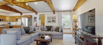 Conveniently located home with fully stocked kitchen, w/d, fast wifi & loft