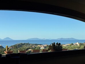 Blick von der Unterkunft