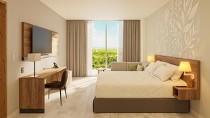 스위트, 킹사이즈침대 1개 (1 Bedroom) | 다리미/다리미판, 무료 WiFi, 침대 시트