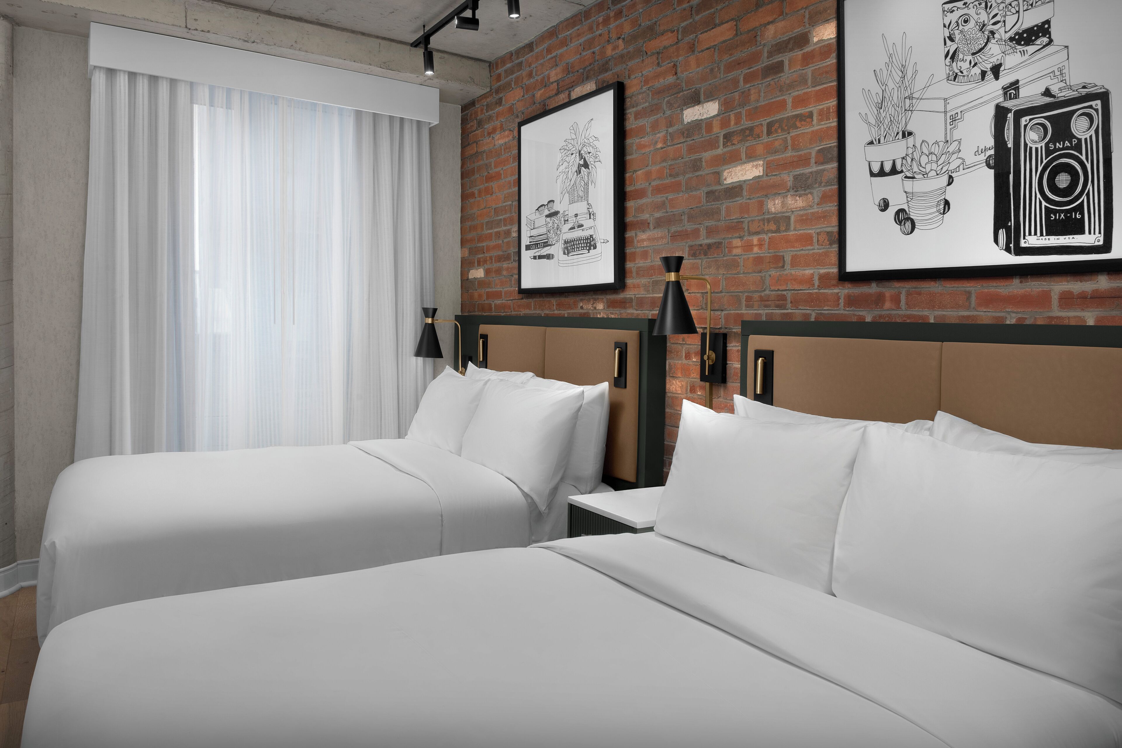 Room, 2 Double Beds | Premium bedding, in-room safe, desk, laptop workspace