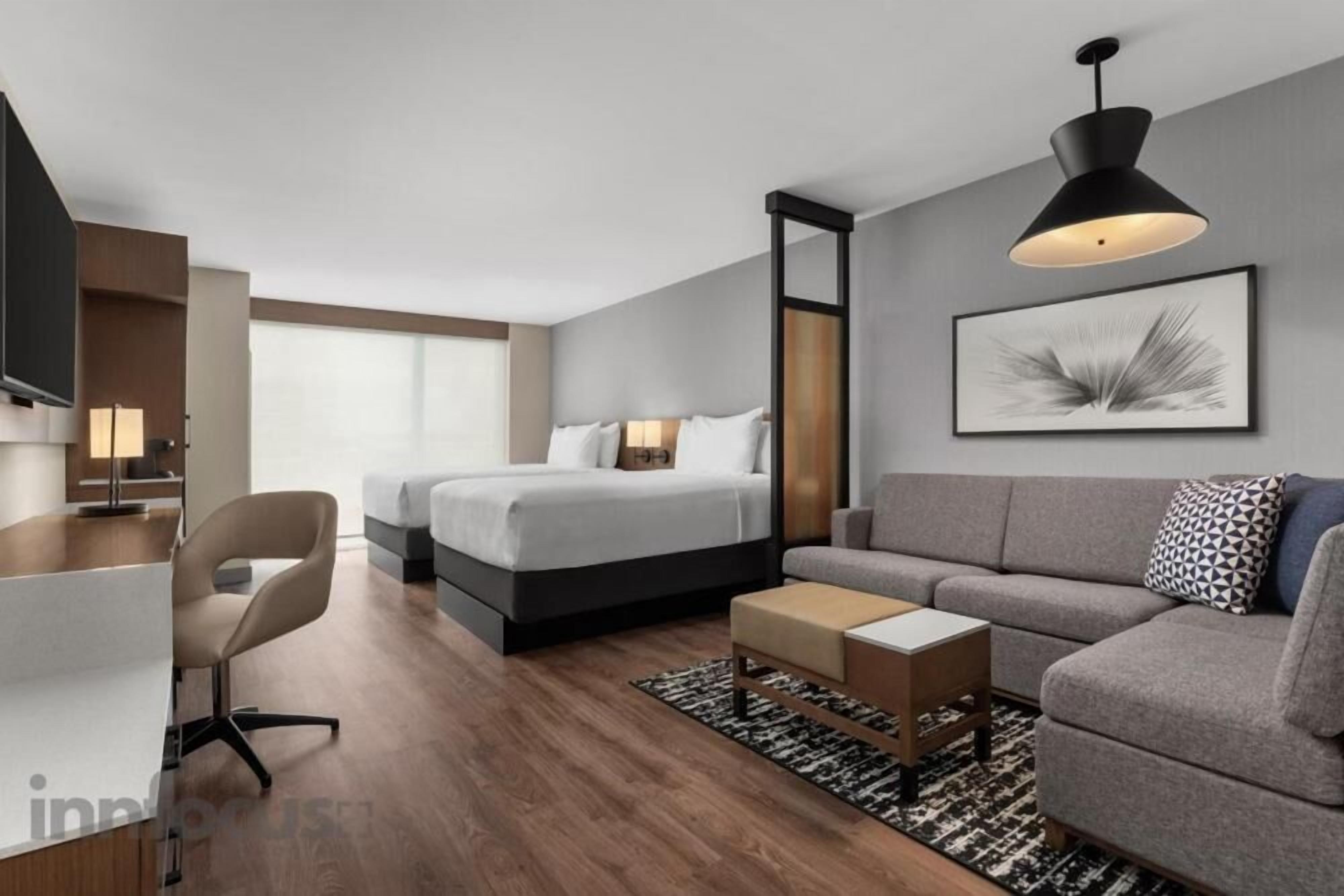 In-room safe, desk, laptop workspace, blackout drapes