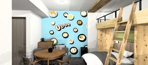 Chambre Quadruple Standard | Coffres-forts dans les chambres, ameublement personnalisé