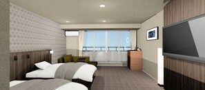 Chambre Standard avec lits jumeaux | Coffres-forts dans les chambres, ameublement personnalisé