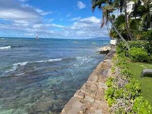 Uitzicht vanuit accommodatie