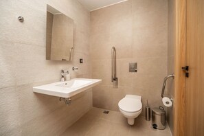 Shower, hair dryer