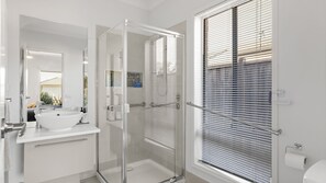 Shower, hair dryer