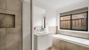 Shower, hair dryer