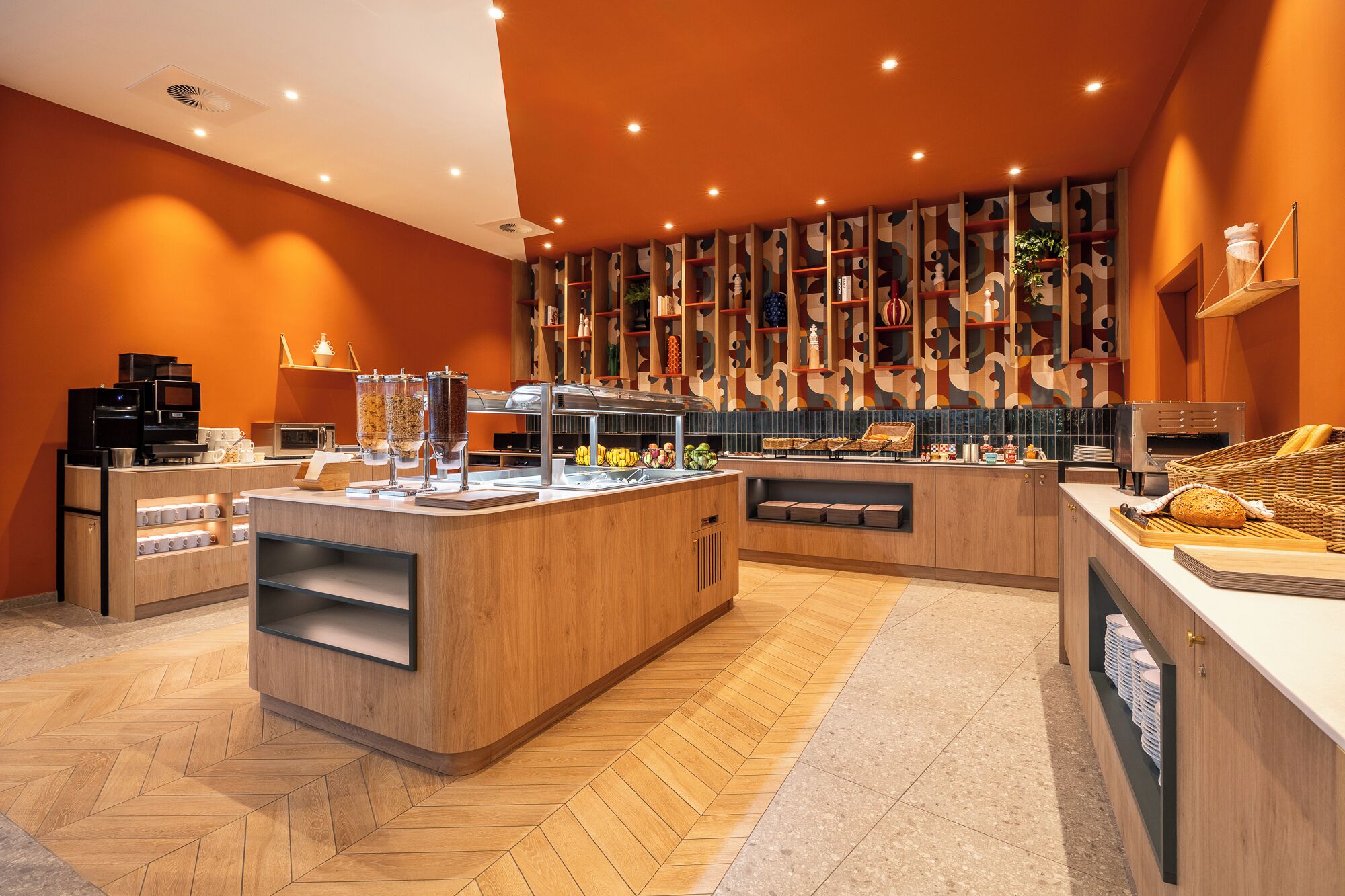 Daily buffet breakfast (EUR 17 per person)