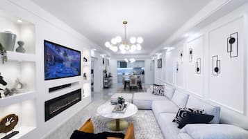 Family Apartment, Pool View | In-room safe, blackout curtains, free WiFi