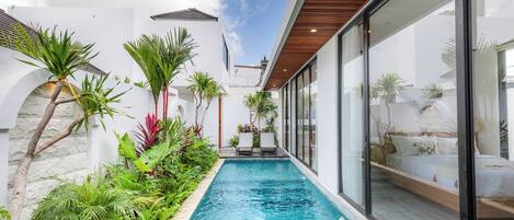 Villa, 1 Bedroom, Private Pool | Free WiFi, bed sheets