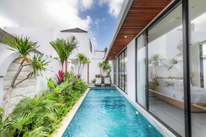 Vila, 1 quarto, piscina particular | Wi-Fi de cortesia, roupa de cama