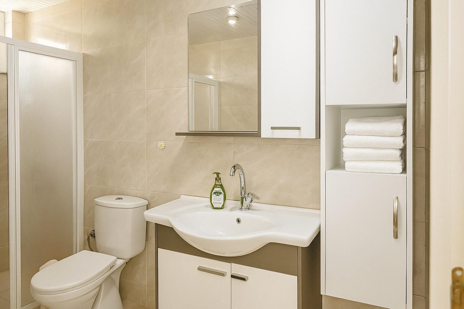 Familienapartment, Meerblick | Badezimmer
