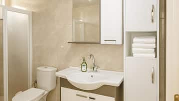 Familienapartment, Meerblick | Badezimmer