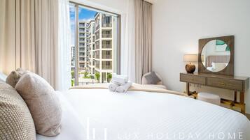 Apartment, Balcony, Pool View | Blackout curtains, iron/ironing board, free WiFi