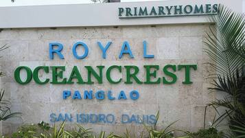 A sign for Royal Oceancrest in Panglao, San Isidro, Davao.