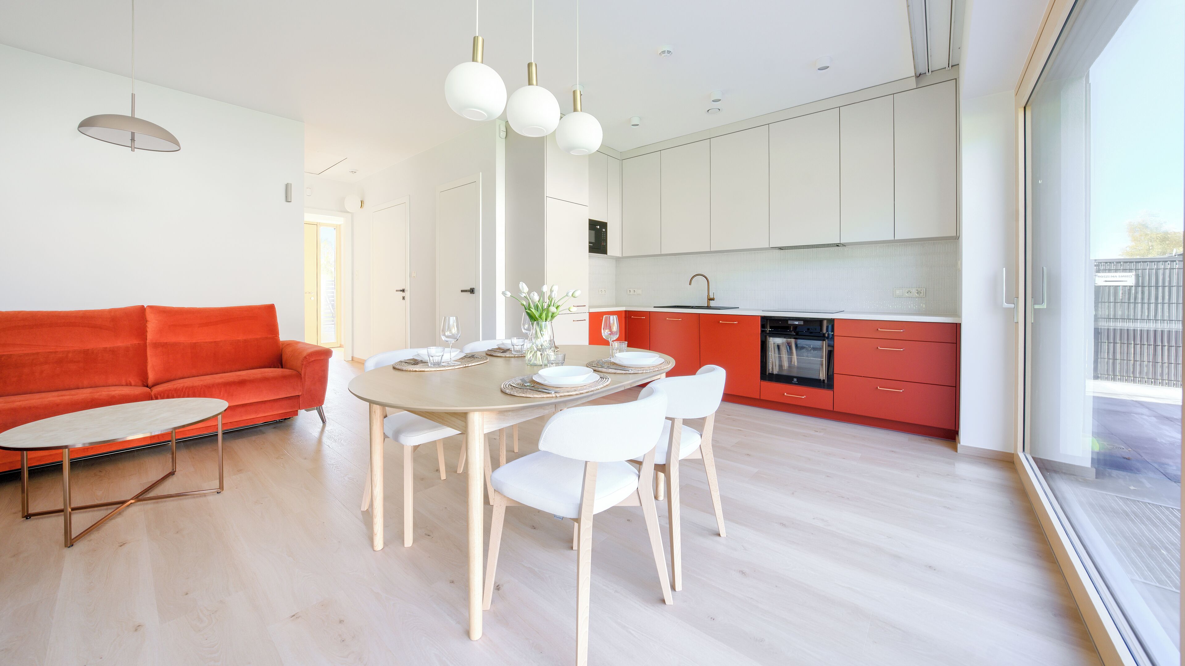 Ferienhaus (A) | Wohnbereich | Flachbildfernseher
