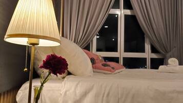1 bedroom, internet, bed sheets