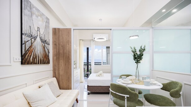 Unclassified image, 1 of 34, button - Modern Nordic Studio with Balcony and Pool in Primeworld District Near Airport (Lapu-Lapu)