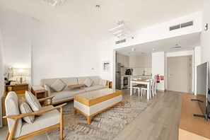 TV - FIRST CLASS | 1BR | Tranquility in Style (Abu Dhabi)