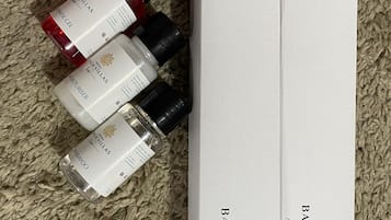 SĂšche-cheveux, serviettes fournies, savon, papier toilette