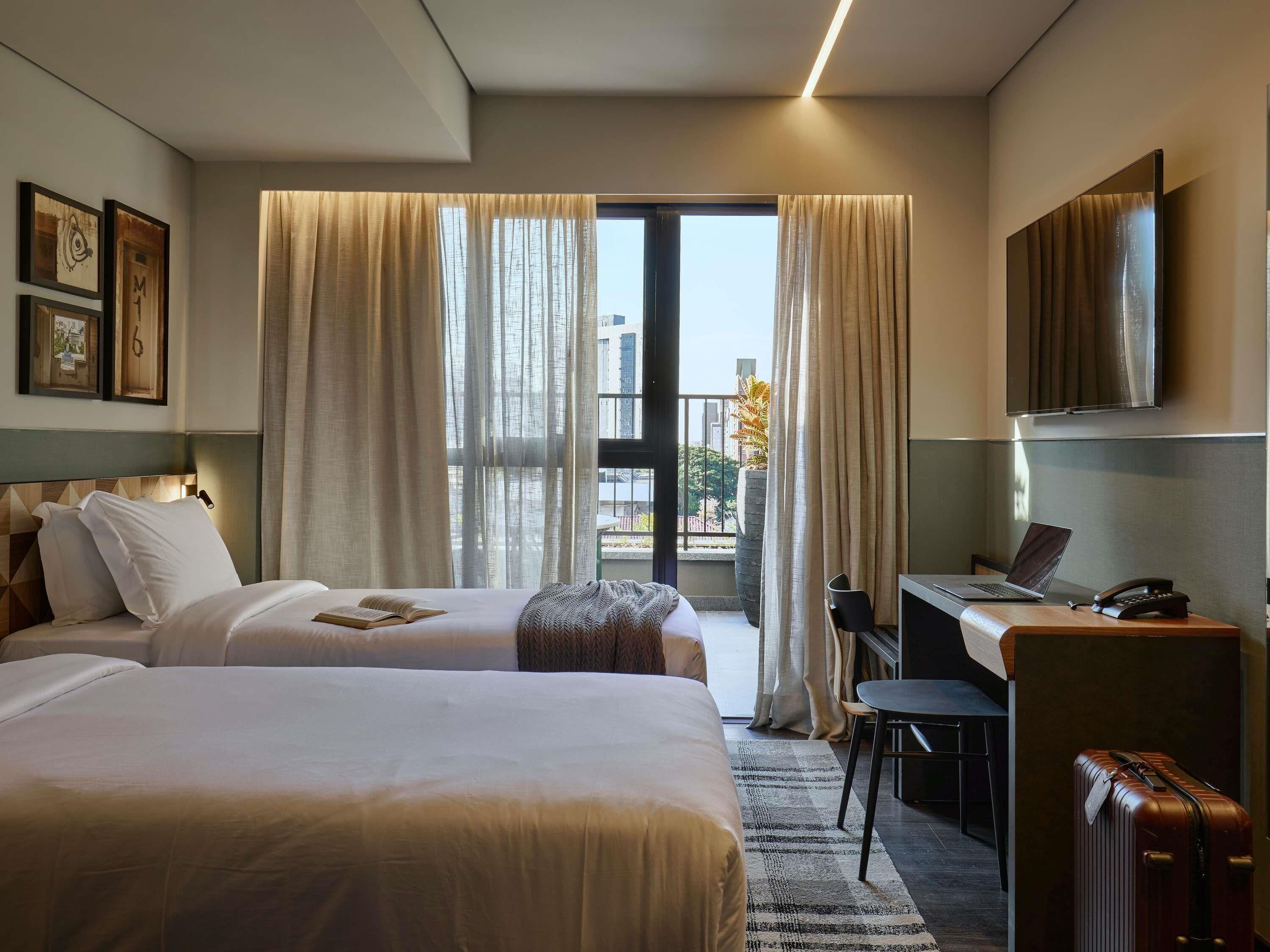 Twin Room, 2 Single Beds, Balcony (TRIBE EXTRA)