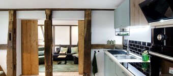 Appartement 'De Lüttje Utkiek' avec balcon et Wi-Fi