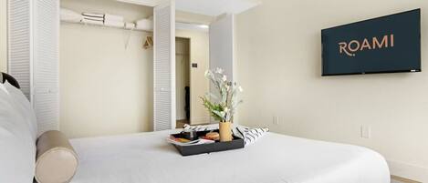 2 habitaciones, tabla de planchar con plancha, wifi y ropa de cama