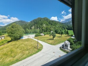 Blick von der Unterkunft