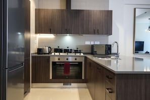 Microwave, oven, dishwasher