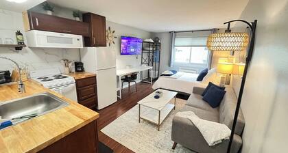 This tastefully appointed and nicely furnished studio is perfect for the traveling professional
