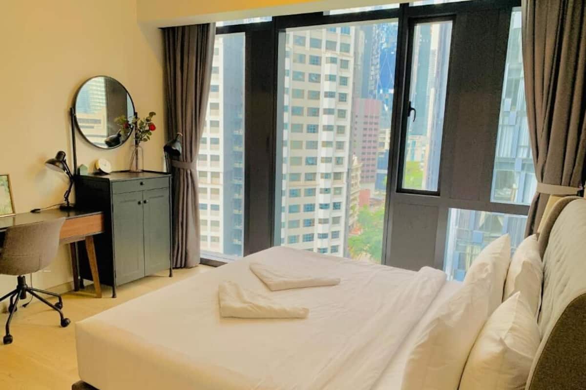 Comfort Apartment, 1 Bedroom, City View | Busa memori, peti besi dalam bilik, kalis bunyi