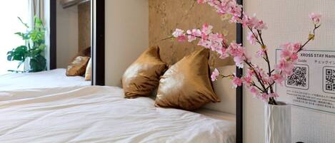 2 soverom, strykejern/-brett og internettilgang