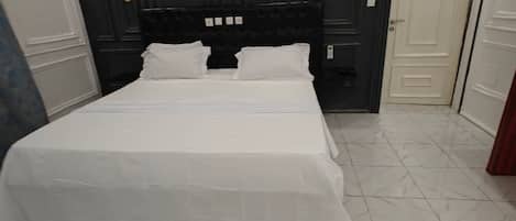 Senior Double Room | Desk, blackout drapes, iron/ironing board, free WiFi