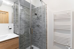 Shower, hair dryer
