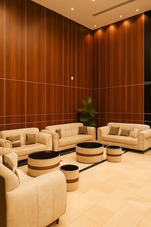 Sala de estar en el lobby